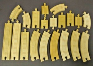 20 Wooden Track Pieces Tracks Thomas Train Engine and Friends Railway Brio - | eBay
