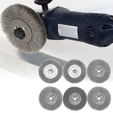 4"-12" Stainless Steel Wire Brush Wheel Metal Rust Removal For Bench Grinder UK