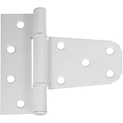 NATIONAL HARDWARE N342-568 3-1/2'' White Gate Hinge