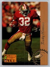 1993 Pro Line Live Football Limited Prints #LP11 Ricky Watters - VG - 49ers