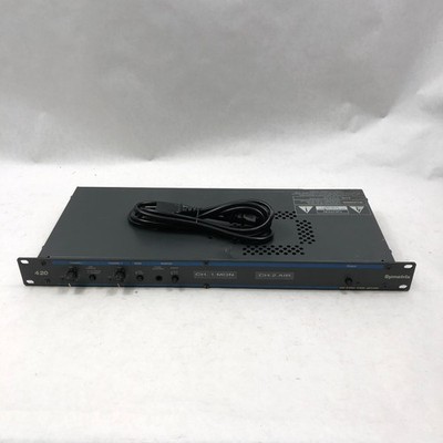 Vintage Symetrix 420 Stereo Power Amp Rack Mounted w/ Power Cable TESTED
