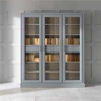 BüCherregal BüCherschrank Regal BüRo BüCherregal Wohnwand Design Holz Grau Neu
