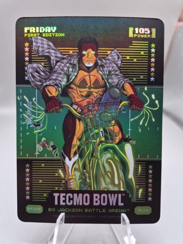 2026 Bo Jackson Battle Arena Tecmo Friday Deebo Samuel #BF105 Glow Battlefoil