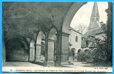 Old postcard: Crémieu - Les Cloitres de l Hôtel de Ville, dependent on the old Convent