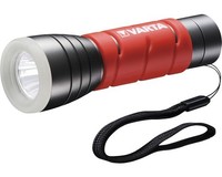 Varta Led Taschenlampe Outdoor Sports Rot/Grau