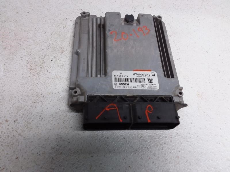 ENGINE COMPUTER ECU ECM MASERATI LEVANTE 2018 Engine ECM 851214 ID # 670031346B