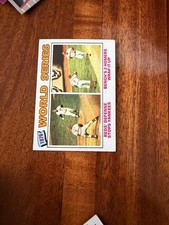 1977 Topps #412 1976 World Series Reds Yankees Johnny Bench
