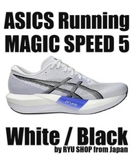 Zapatillas de running ASICS MAGIC SPEED 5 1013A183.100 blancas/negras