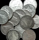 Lot of 14 Canadian Silver Dimes Various Dates Between 1941 to 1966 80% Silver