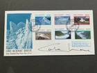 New Zealand 1992 Scenic Issue Stamp FDC Signed CARLA LANE Ltd Edition 2/10