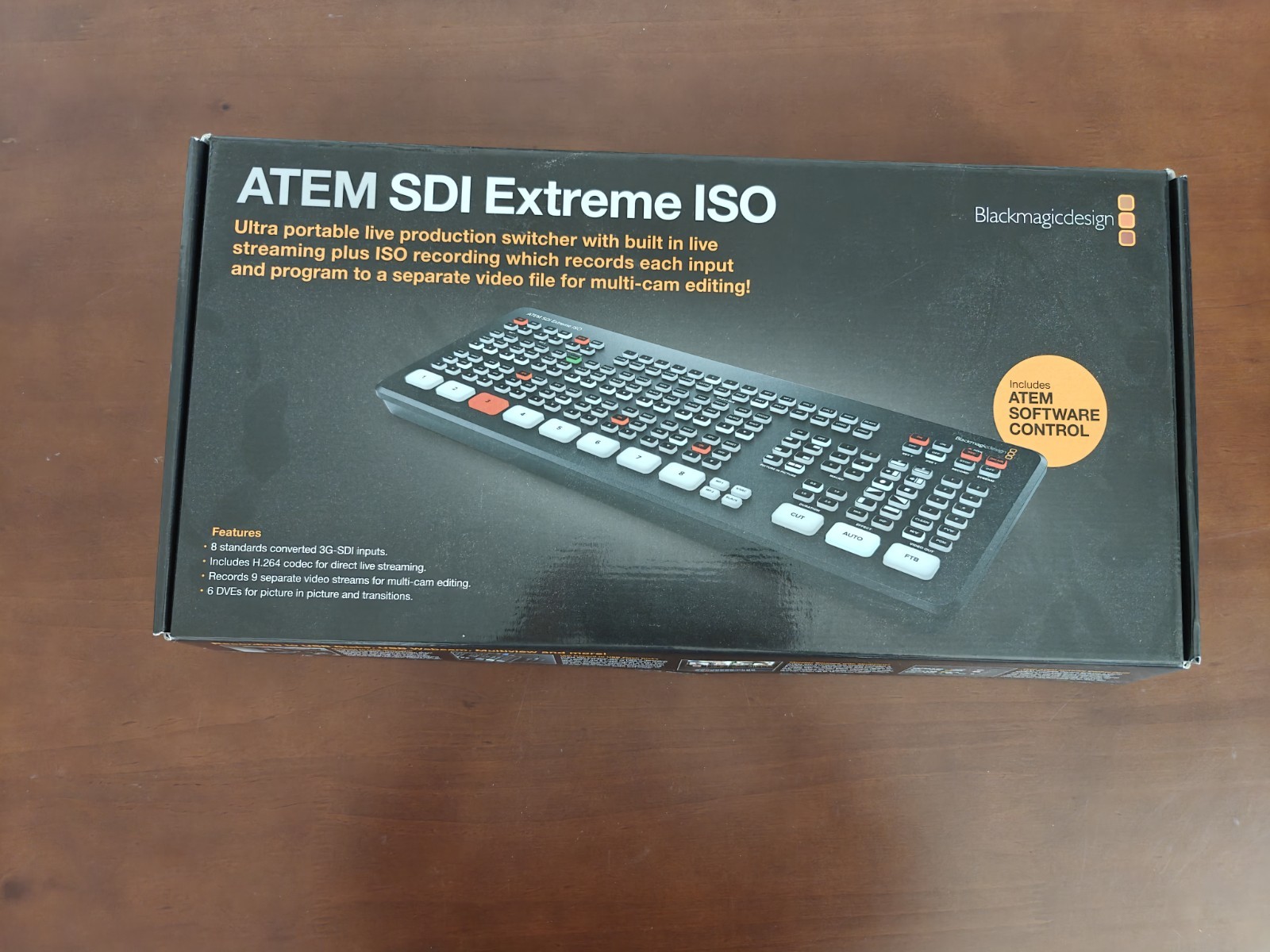 ATEM SDI Extreme ISO Recorder 8 SDI Input Ports, Hard Drive ISO Recording