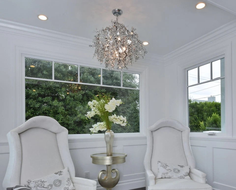 Colgante Maxim 24205 Cromo 10 Luces 25"W De La Colección Cometa Foto 4 de 4