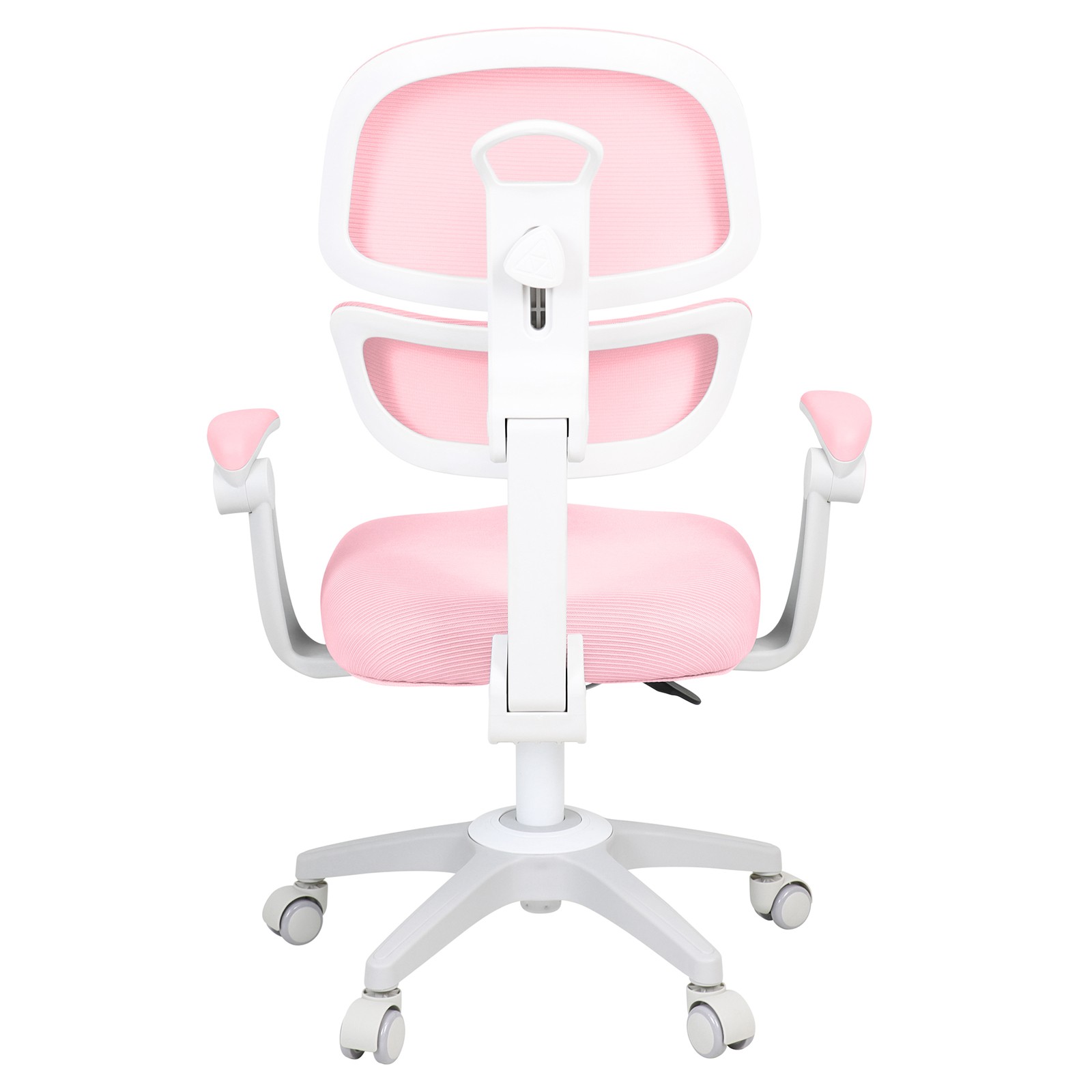 Gray/Pink Kids Study Chair Computer Chair Back-Following,Sit-Locking,360°Casters