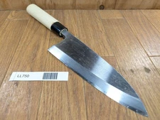 Japanese Chef's Kitchen Knife DEBA Vintage WHITE STEEL HEAVY JPN 183/338mm LL750