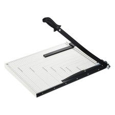 Paper Cutter B3 Stack Paper Trimmer 12 Sheet Metal Slicer Ergonomic Handle 21"