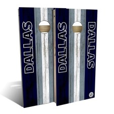 Football Cornhole Boards Dallas Tailgate Backyard Set UV Resistant Game