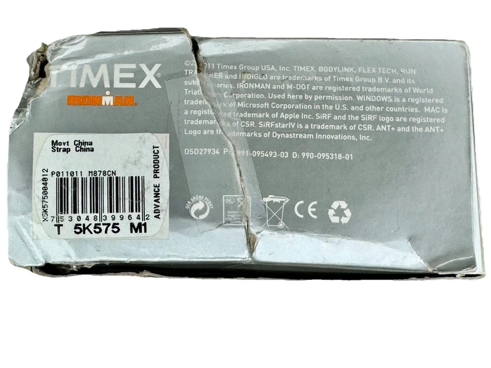 Reloj GPS Timex Ironman Run Trainer + Correa HRM Paquete Piezas/Reparación No Funciona Foto 2 de 4