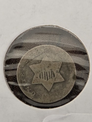 1853, 1856, 1858 3 CENT SILVER TRIMES, RARE COINS LOW SURVIVAL, .90 SILVER - Picture 4 of 14