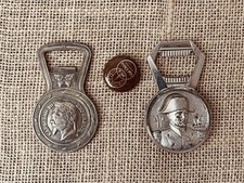 Vintage Flaschen&ouml;ffner mit Metallverschl&uuml;ssen, "Zwei Napoleons", Frankreich, ...