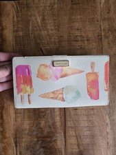 Kate Spade Summer Wallet Ice Cream Water Color Popsicles Long Snap Wallet