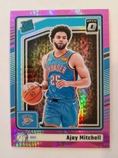 2024-25 Optic Ajay Mitchell Pink Hyper #274 RC Oklahoma City Thunder