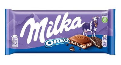 Milka Oreo Schokolade 100g - Schokoladentafel mit Kekse und Vanillecreme