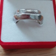 Berao 925 Silver Band Ring Size M 1/2 Silver Colour Metal Silver Ring
