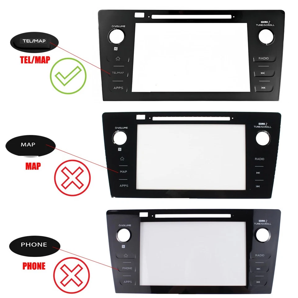 Subaru Legacy Outback 2018 2019 radio reemplazo pantalla táctil digitalizador Foto 2 de 4