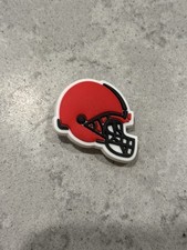 Crocs Shoe Charm Red Football Helmet