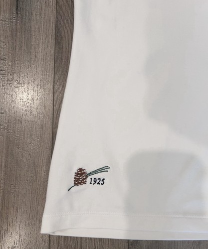 Nike Golf Dri-FIT Polo donna bianca scollo a V L ricamata manica corta - Foto 2 di 5