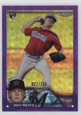 2023 Topps Chrome Logofractor Edition Purple Refractor /250 Max Meyer #104 1pr8
