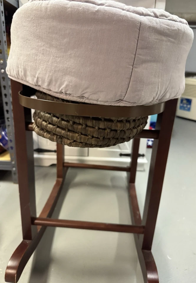 Restauración Hardware Bebé y Niño Moisés Soporte y Cesta Cuna + Lino Foto 3 de 4