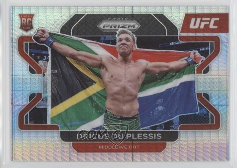 2022 Panini Prizm UFC Hyper Prizm Dricus du Plessis #92 0s5s