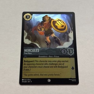 Hercules 191/204 Disney Lorcana Fabled Common Cold Foil Card NM