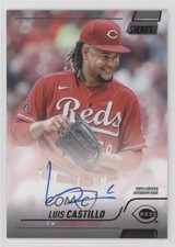 2022 Topps Stadium Club Black Foil 19/25 Luis Castillo #SCBA-LC Auto 0s55