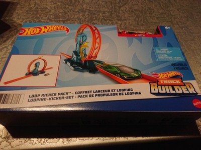 Hot Wheels Track Builder  Looping-Kicker-Set Mattel Neu Ovp + 1 Auto Extra. 