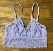 Soma Small purple embraceable lace bralette