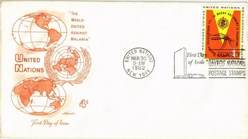 Dr Jim Stamps United Nations 4c Anti Malaria First Day Cover Artmaster Cachet