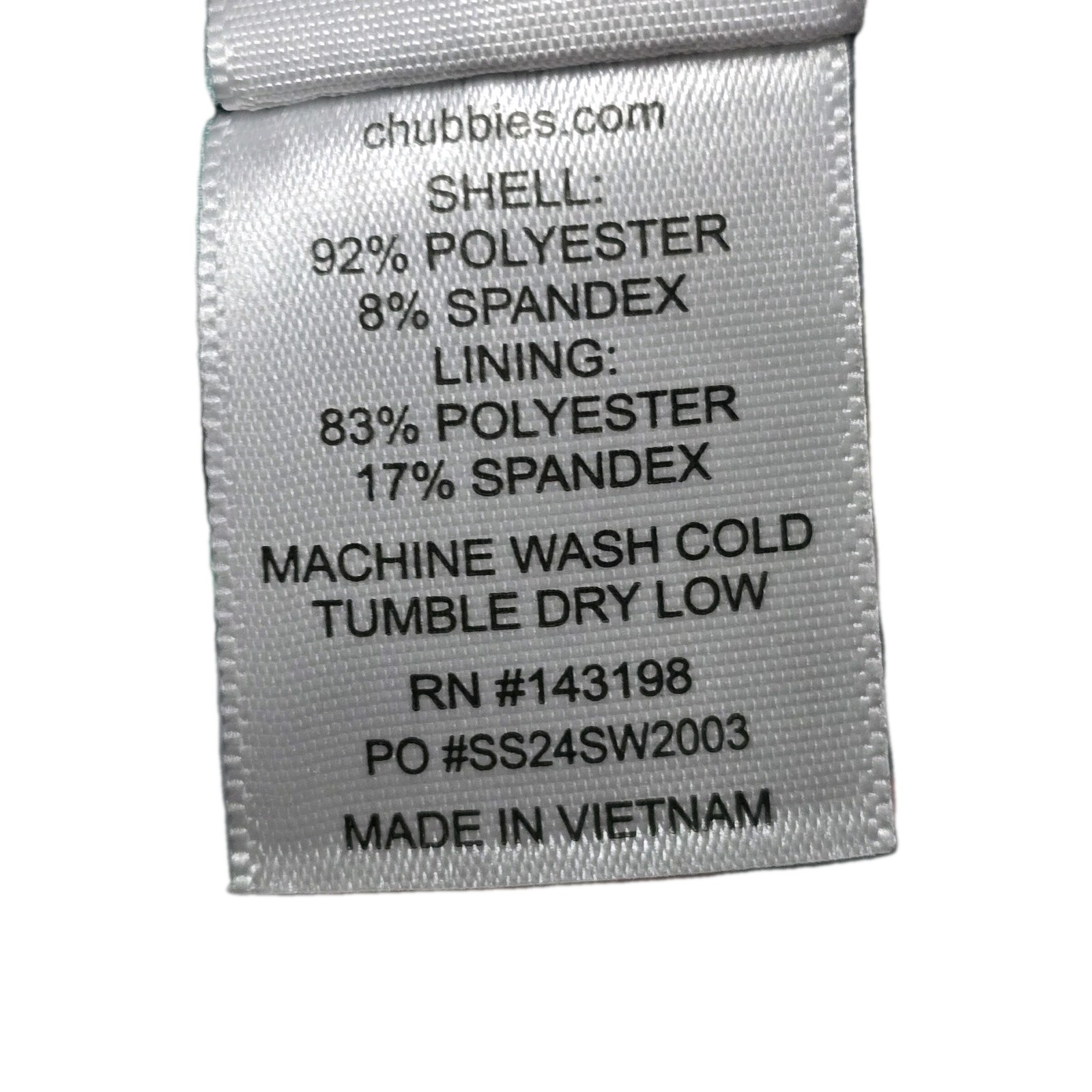 Chubbies Swim Trunks Mens Medium 5.5 Inch Blue Neon Lights Shorts Mesh Brief 