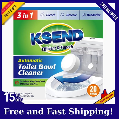 #ad #ad Toilet Bowl Cleaner Tablets 20 PCS Automatic Toilet Bowl Cleaners with Bleach $13.95