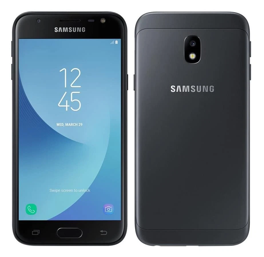 Samsung J3 SM-J330F DS Black 16GB/2GB 12,7cm (5,0Zoll) Android Smartphone NEU - Bild 1 von 1