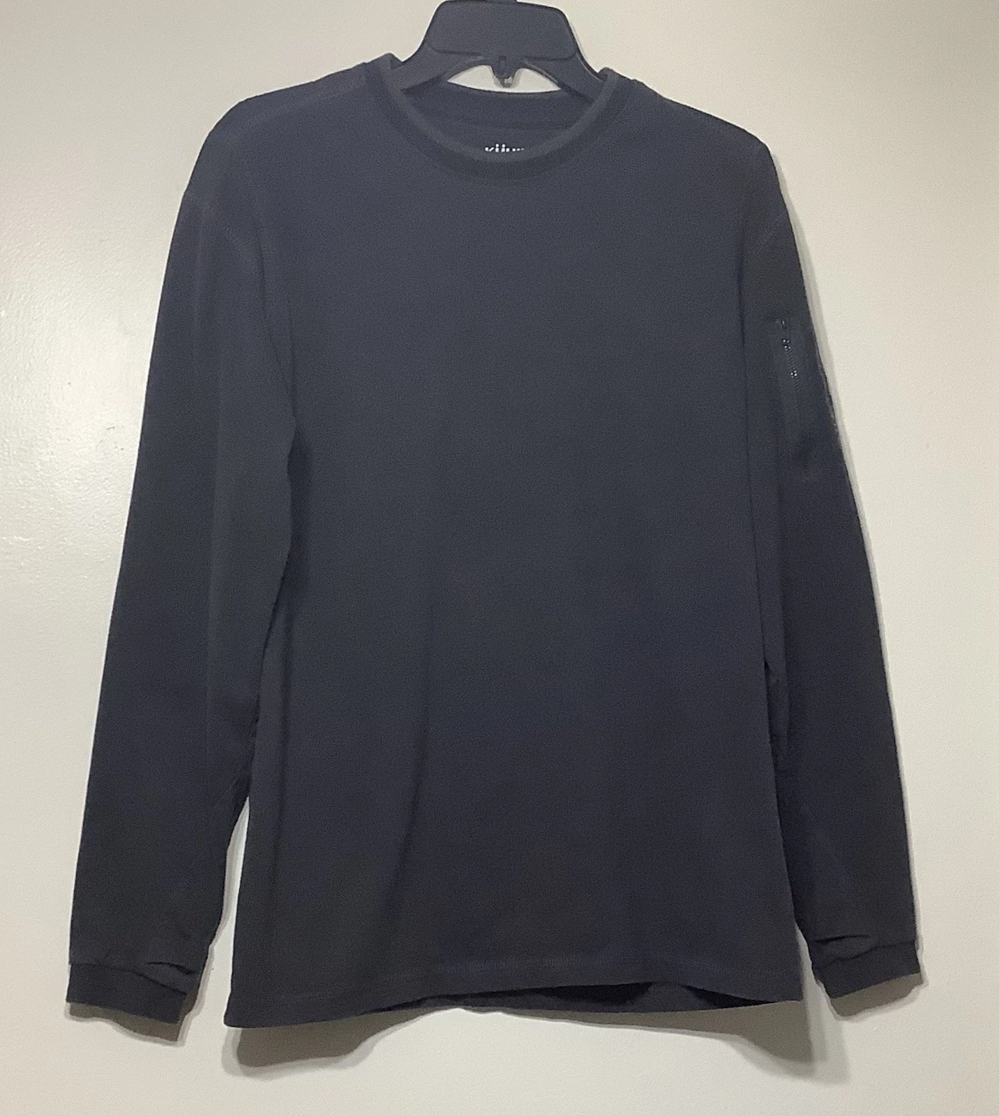 Kuhl Kommando Crew Shirt Mens S Gray Wildfibre Long Sleeve Pocket Pullover