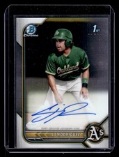 2022 Bowman Chrome #CPA-CJR CJ Rodriguez Prospect Autographs