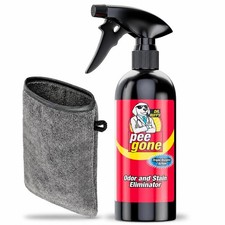 DR. RUFF S PEE GONE Pet Stain Odor Eliminator, Multi-Surface Cleaner Black