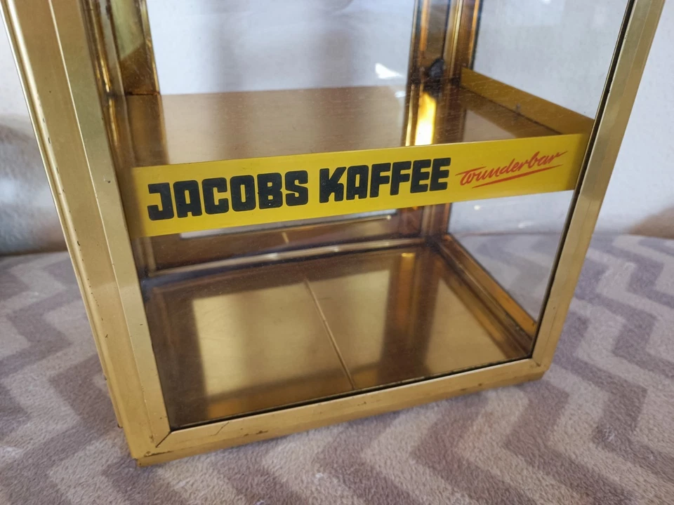 Verkaufsvitrine Glasvitrine Jacobs Kaffee Vitrine Display Werbung 50er Café RAR - Bild 2 von 4