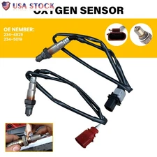 2X Oxygen Sensor Upstream and Downstream O2 Sensor Replace for Audi Volkswagen