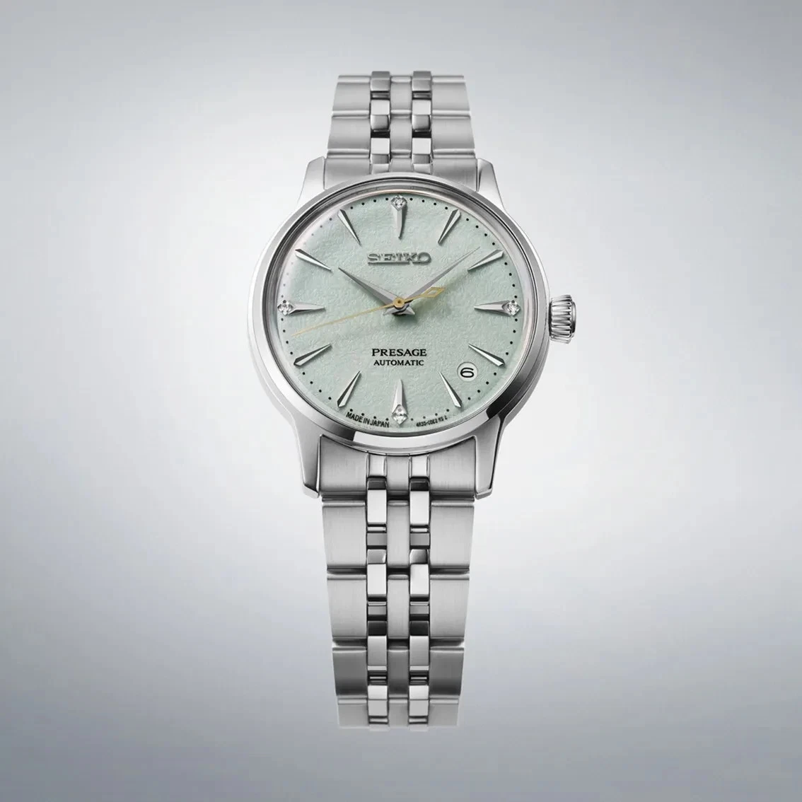 Reloj para mujer Seiko Presage SRPL63J1 automático esfera verde menta acero inoxidable