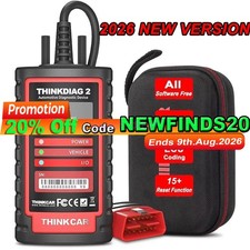 2026 THINKDIAG 2 Car OBD2 Scanner Bidirection...
