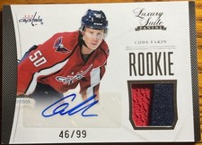 2011-12 Panini Luxury Suite Rookie Autograph Cody Eakin #48 #’d 46/99
