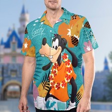Mickey Mouse Vintage Shirt Hawaiian Shirt Mens Disney Shirt Disney